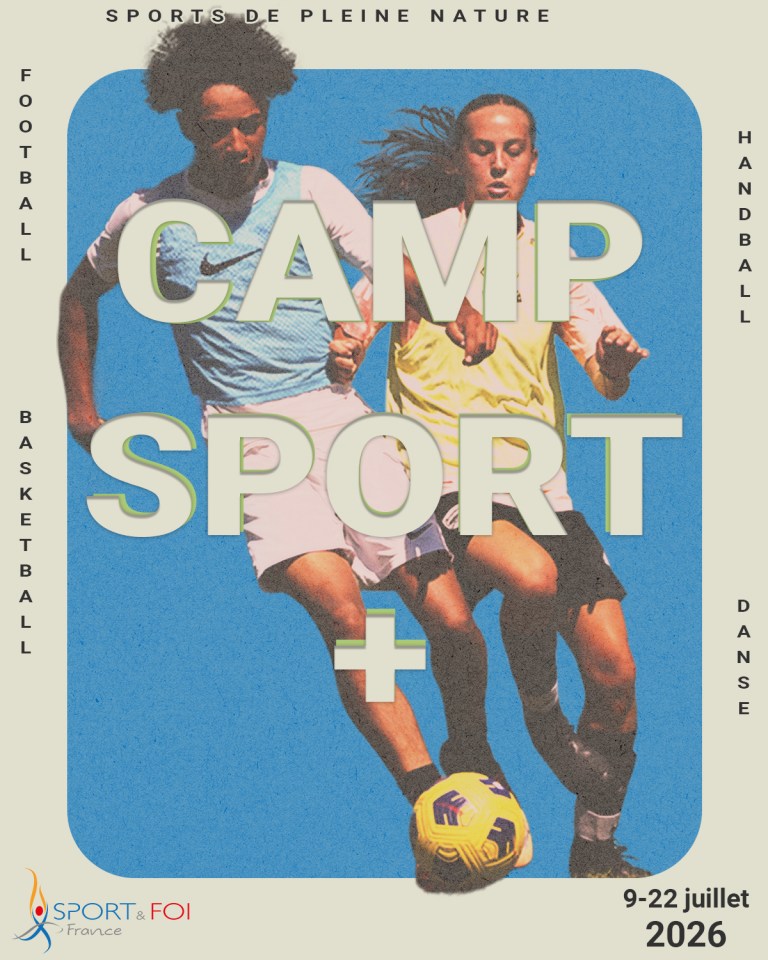 Affiche Foot camps sport + 2026